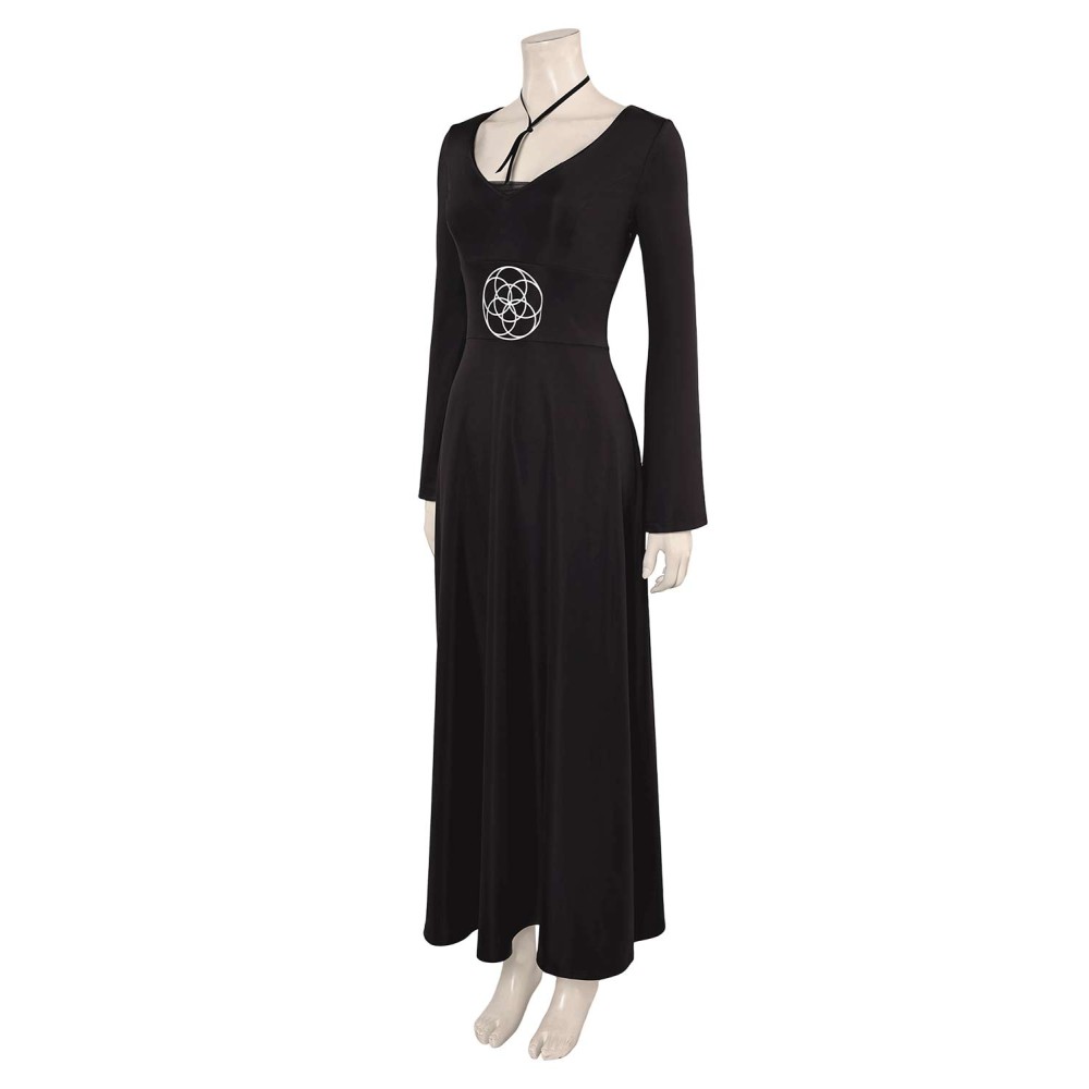 Beetlejuice Beetlejuice Lydia Deetz Black Dress Suit Cosplay Costume Halloween Carnival Outfit