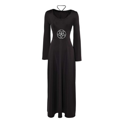 Beetlejuice Beetlejuice Lydia Deetz Black Dress Suit Cosplay Costume Halloween Carnival Outfit
