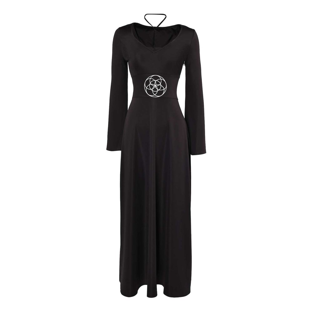 Beetlejuice Beetlejuice Lydia Deetz Black Dress Suit Cosplay Costume Halloween Carnival Outfit