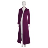 Beetlejuice Beetlejuice Astrid Deetz Purple Women Coat Suit Cosplay Costume Halloween Carnival Outfit