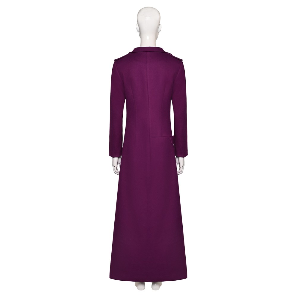 Beetlejuice Beetlejuice Astrid Deetz Purple Women Coat Suit Cosplay Costume Halloween Carnival Outfit