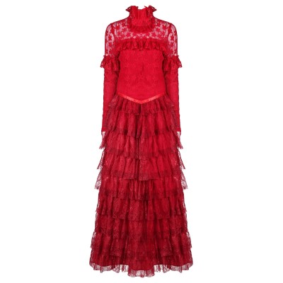 Beetlejuice Beetlejuice (2024) Lydia Deetz Lace Dress Suit Cosplay Costume Halloween Carnival Outfit
