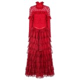 Beetlejuice Beetlejuice (2024) Lydia Deetz Lace Dress Suit Cosplay Costume Halloween Carnival Outfit