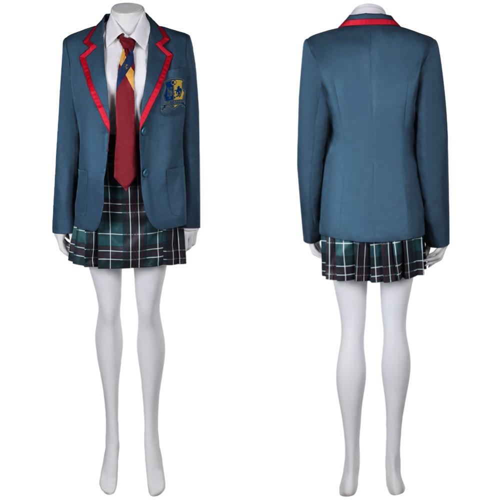 Beetlejuice Astrid Deetz School Uniform Party Cosplay Costume Halloween Carnival