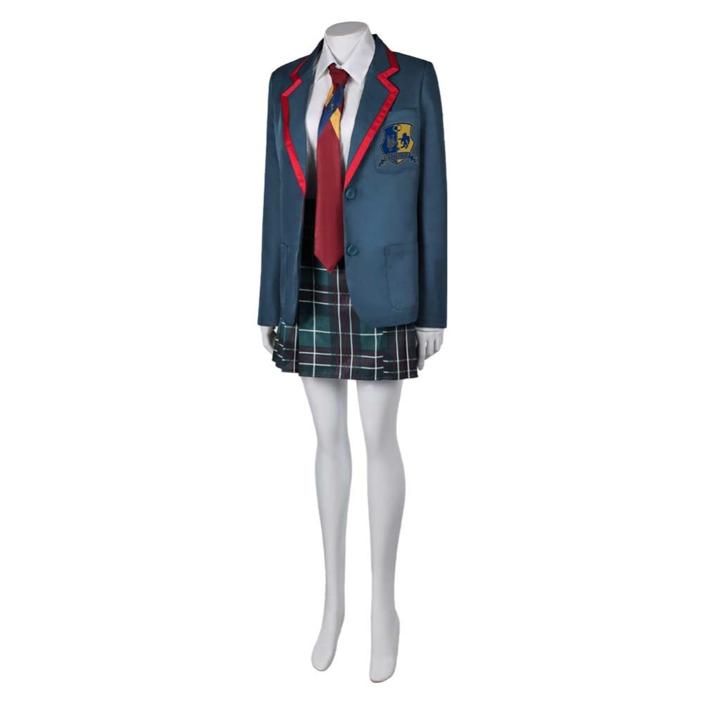 Beetlejuice Astrid Deetz School Uniform Party Cosplay Costume Halloween Carnival