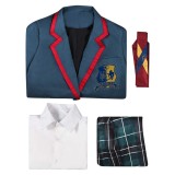 Beetlejuice Astrid Deetz School Uniform Party Cosplay Costume Halloween Carnival