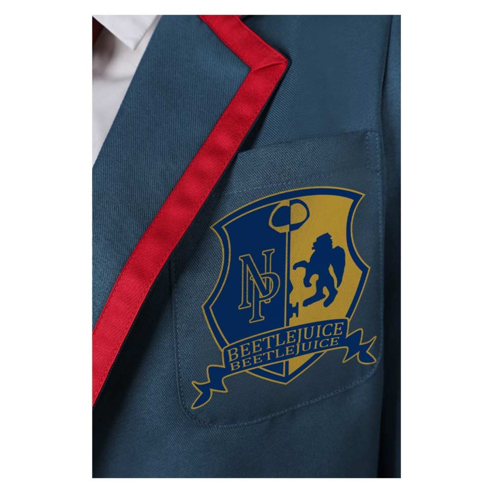 Beetlejuice Astrid Deetz School Uniform Party Cosplay Costume Halloween Carnival