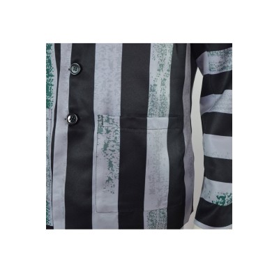Beetlejuice 2024 Striped Suit Suit Cosplay Costume Halloween Carnival Outfit