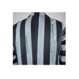 Beetlejuice 2024 Striped Suit Suit Cosplay Costume Halloween Carnival Outfit