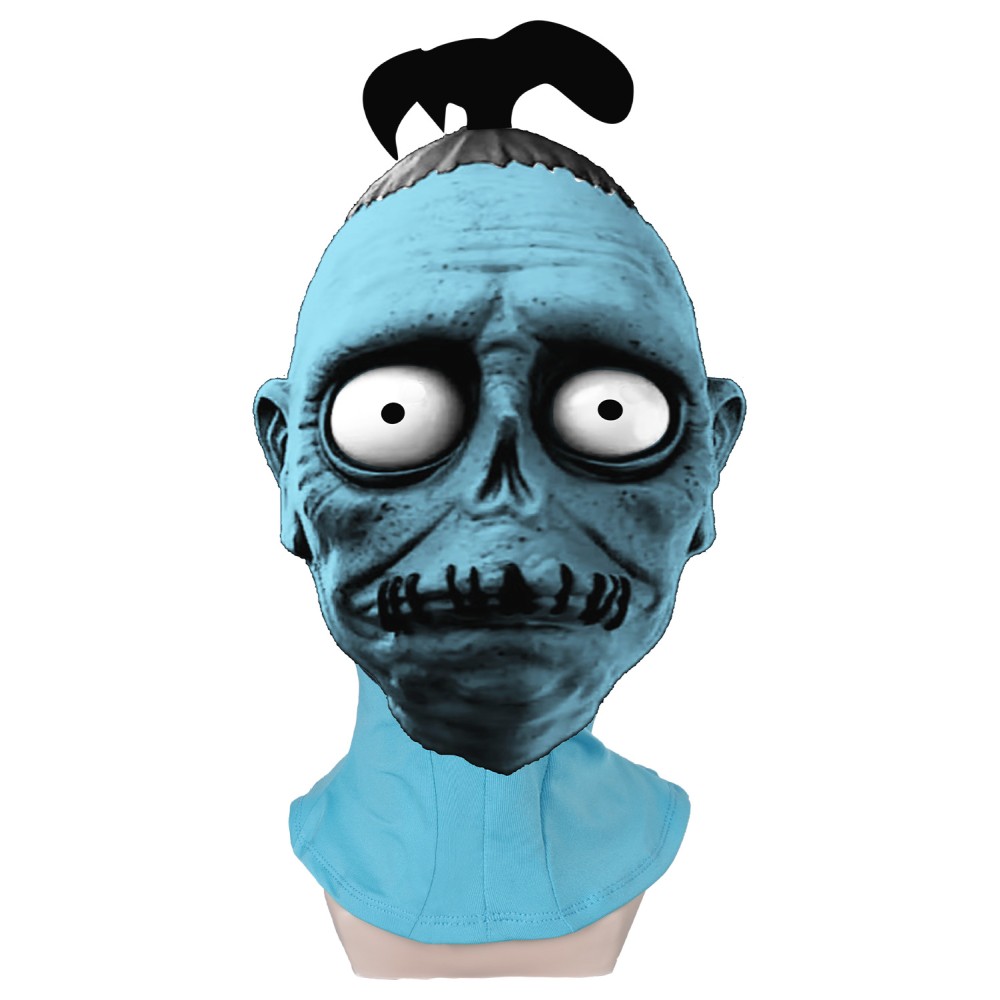 Beetlejuice 2024 Shrunken Head Bob Shrinker Mask Accessories Cosplay Costume Halloween Carnival