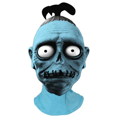 Beetlejuice 2024 Shrunken Head Bob Shrinker Mask Accessories Cosplay Costume Halloween Carnival