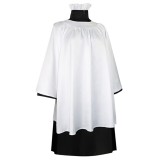 Beetlejuice 2024 Preacher White Robe Priest Uniform Suit Cosplay Costume Halloween Carnival Outfit