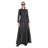 Beetlejuice 2024 Lydia Deetz Black Dress Suit Cosplay Costume Halloween Carnival Outfit