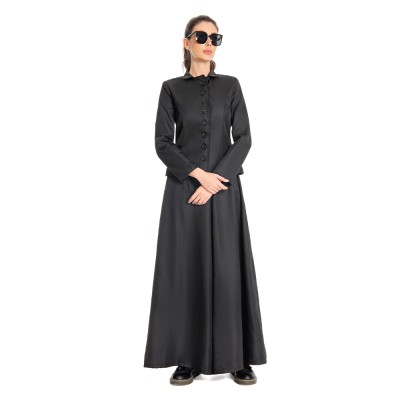 Beetlejuice 2024 Lydia Deetz Black Dress Suit Cosplay Costume Halloween Carnival Outfit