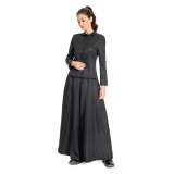 Beetlejuice 2024 Lydia Deetz Black Dress Suit Cosplay Costume Halloween Carnival Outfit