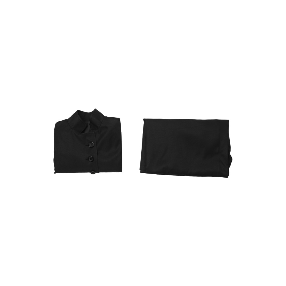 Beetlejuice 2024 Lydia Deetz Black Dress Suit Cosplay Costume Halloween Carnival Outfit