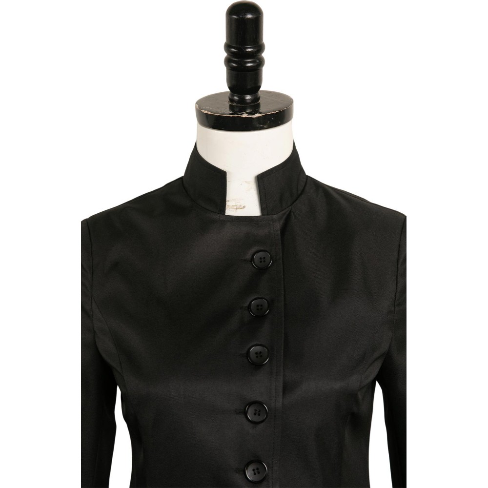 Beetlejuice 2024 Lydia Deetz Black Dress Suit Cosplay Costume Halloween Carnival Outfit