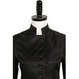 Beetlejuice 2024 Lydia Deetz Black Dress Suit Cosplay Costume Halloween Carnival Outfit