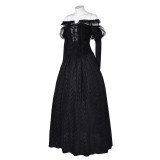 Beetlejuice 2024 Delores Black Organza Dress Suit Cosplay Costume Halloween Carnival Outfit