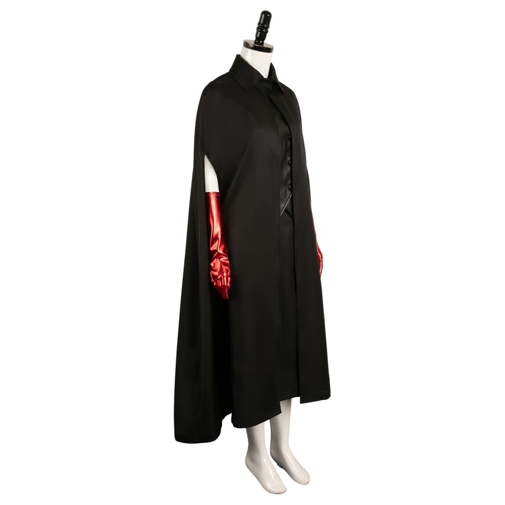 Beetlejuice 2024 Delia Deetz Black Dress Suit Cosplay Costume Halloween Carnival Outfit