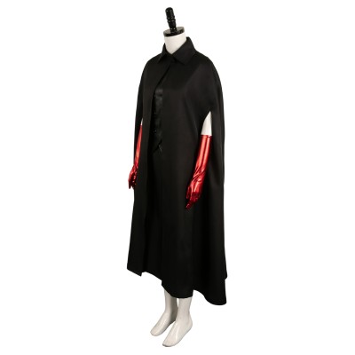 Beetlejuice 2024 Delia Deetz Black Dress Suit Cosplay Costume Halloween Carnival Outfit