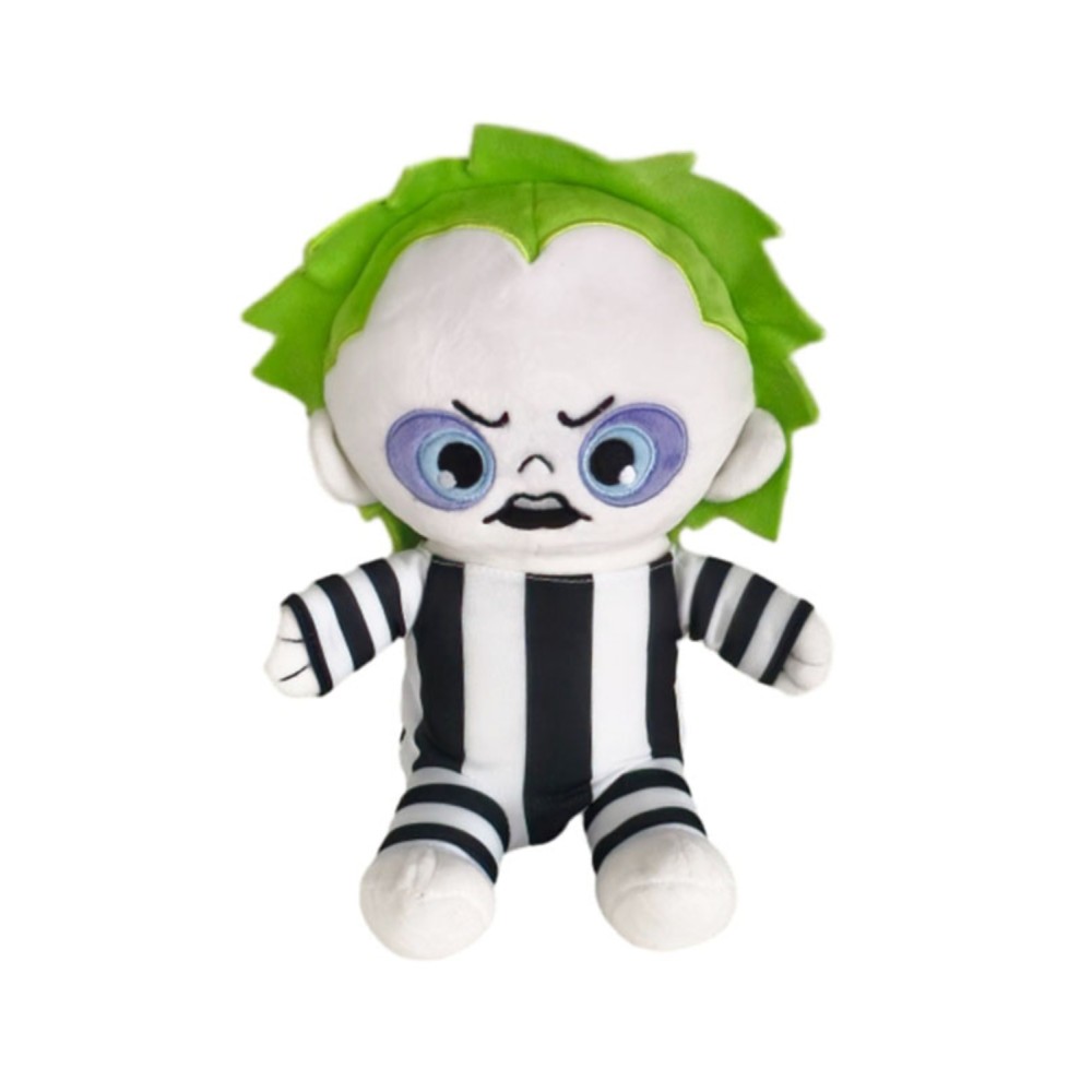 Beetlejuice 2024 Baby Beetlejuice Zombie Plush Toys Cartoon Soft Stuffed Dolls Accessories Cosplay Costume Halloween Carnival