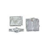 Beetlejuice 2024 Astrid Deetz Silver Organza Dress Suit Cosplay Costume Halloween Carnival Outfit