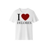 Beetlejuice 2 Rory I Love Delores Unisex T-shirt Suit Cosplay Costume Halloween Carnival Outfit