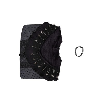 Beetlejuice 2 Lydia Deetz Musical Lace Dress Suit Cosplay Costume Halloween Carnival Outfit