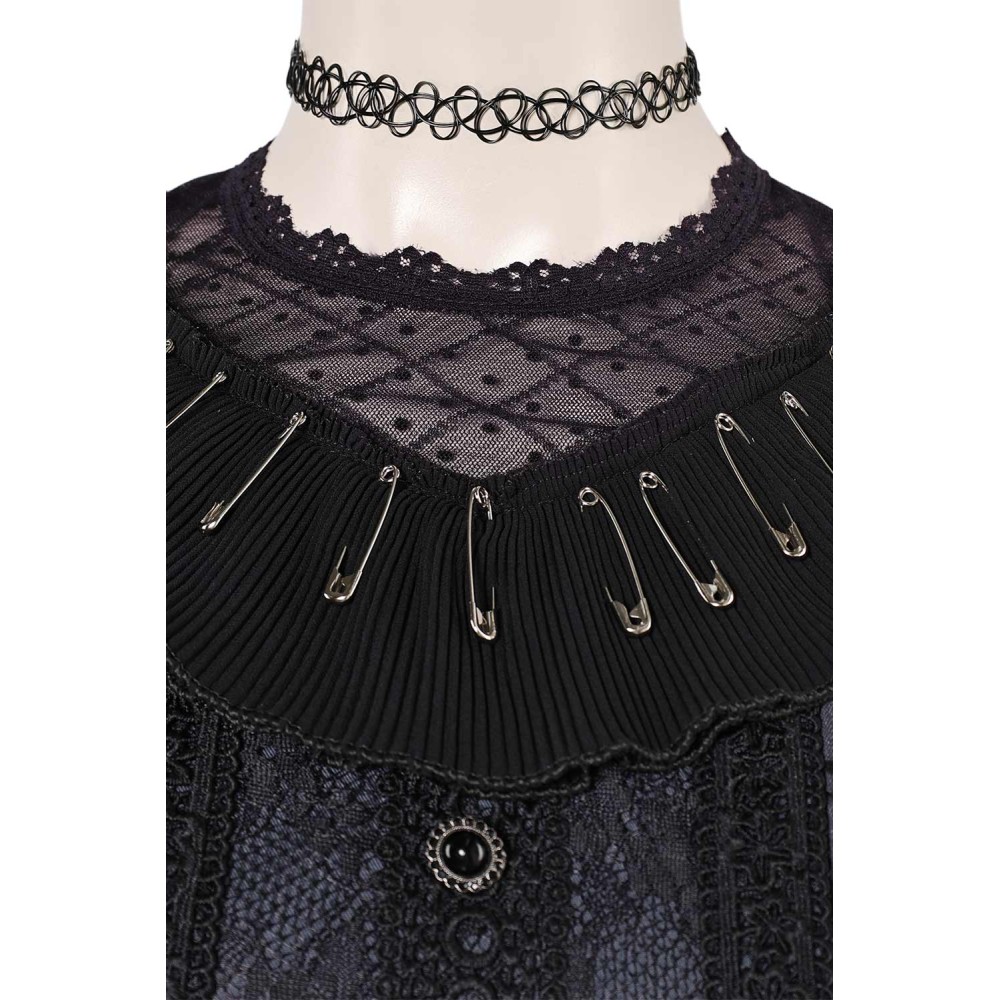 Beetlejuice 2 Lydia Deetz Musical Lace Dress Suit Cosplay Costume Halloween Carnival Outfit