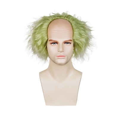 Beetlejuice 2 Green Wig Heat Resistant Synthetic Hair Accessories Cosplay Costume Halloween Carnival