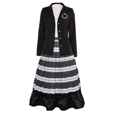 Beetlejuice 2 (2024) Lydia Deetz Pleated Skirt Set Suit Cosplay Costume Halloween Carnival Outfit