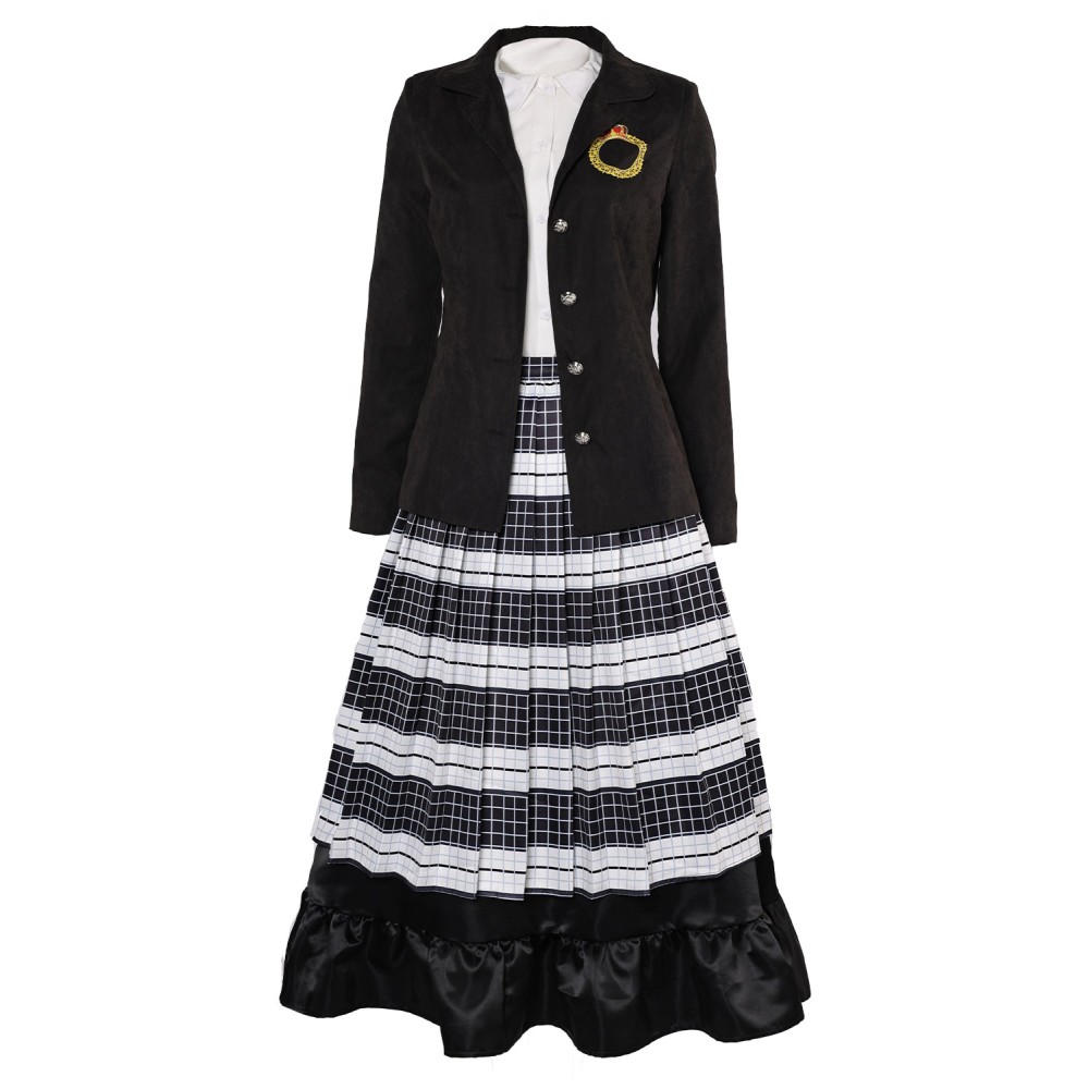 Beetlejuice 2 (2024) Lydia Deetz Pleated Skirt Set Suit Cosplay Costume Halloween Carnival Outfit