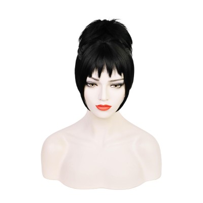 Beetlejuice 2 (2024) Lydia Deetz Wig Heat Resistant Synthetic Hair Accessories Cosplay Costume Halloween Carnival