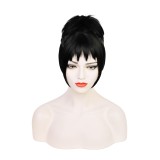Beetlejuice 2 (2024) Lydia Deetz Wig Heat Resistant Synthetic Hair Accessories Cosplay Costume Halloween Carnival