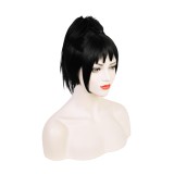 Beetlejuice 2 (2024) Lydia Deetz Wig Heat Resistant Synthetic Hair Accessories Cosplay Costume Halloween Carnival