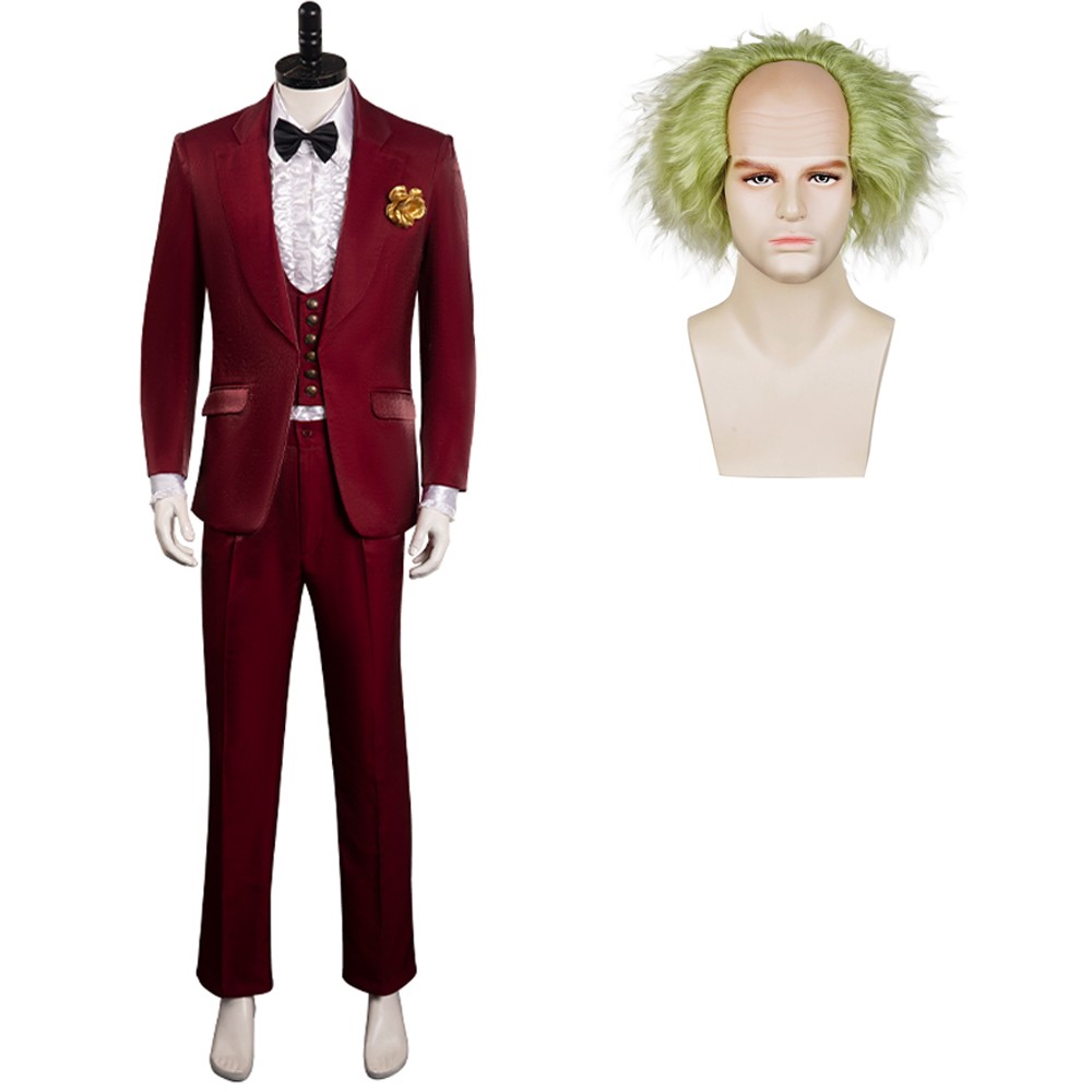 Beetlejuice Zombie Wedding Suit Suit Cosplay Costume Halloween Carnival