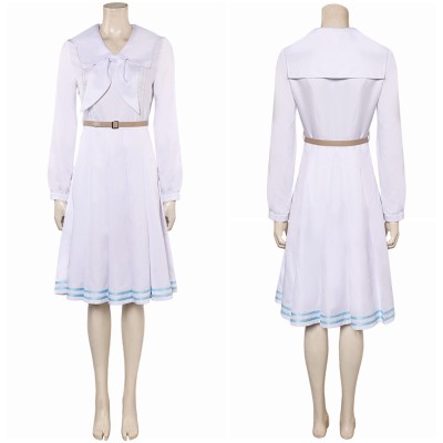 BEASTARS Final Season (2024) Haru Women White Dress Cosplay Costume Halloween Carnival Outfit