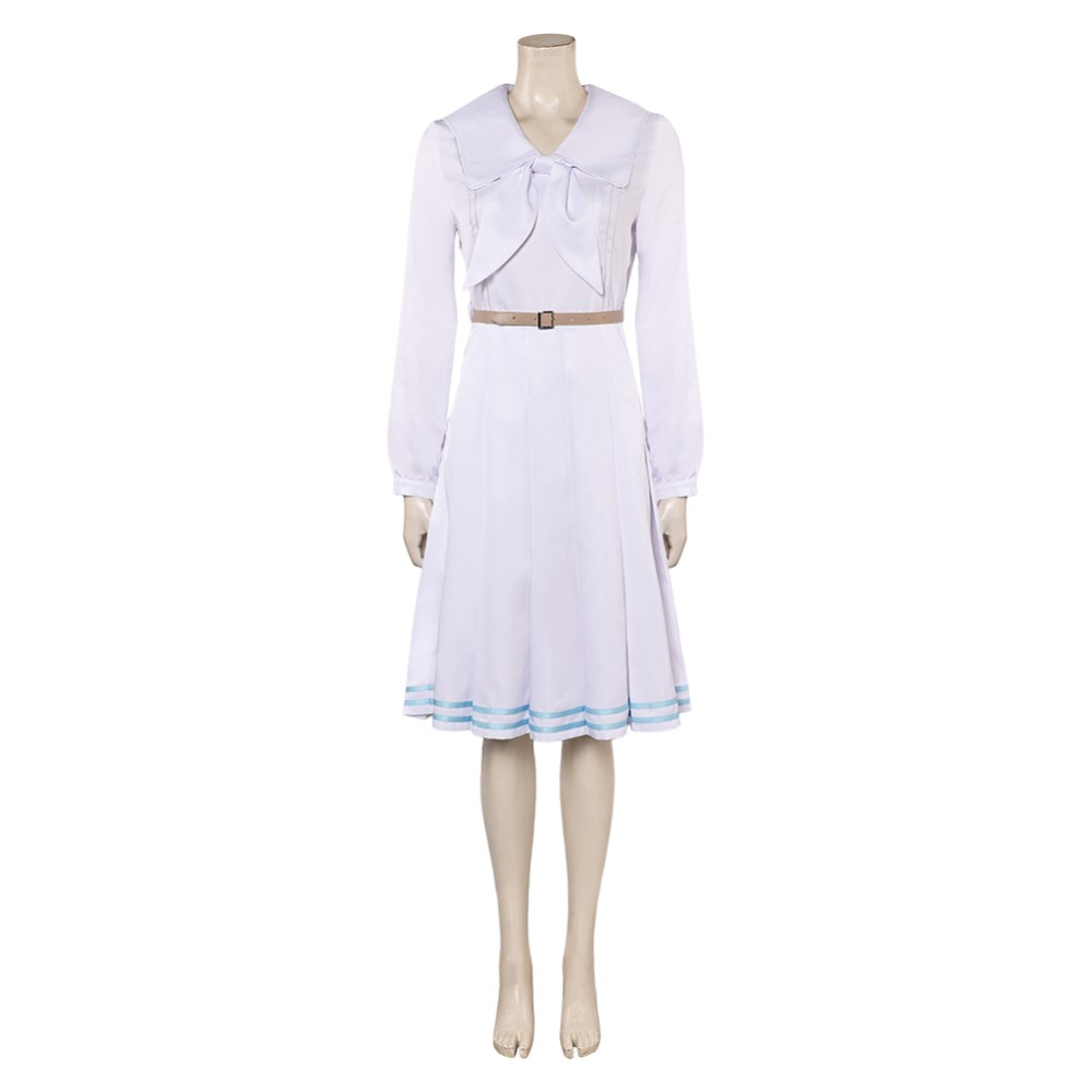 BEASTARS Final Season (2024) Haru Women White Dress Cosplay Costume Halloween Carnival Outfit