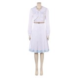 BEASTARS Final Season (2024) Haru Women White Dress Cosplay Costume Halloween Carnival Outfit