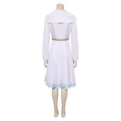 BEASTARS Final Season (2024) Haru Women White Dress Cosplay Costume Halloween Carnival Outfit