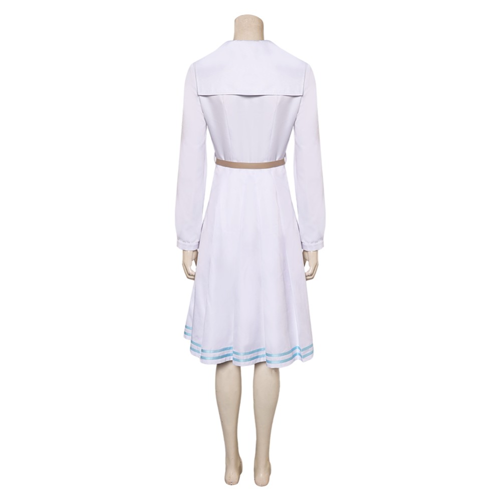 BEASTARS Final Season (2024) Haru Women White Dress Cosplay Costume Halloween Carnival Outfit