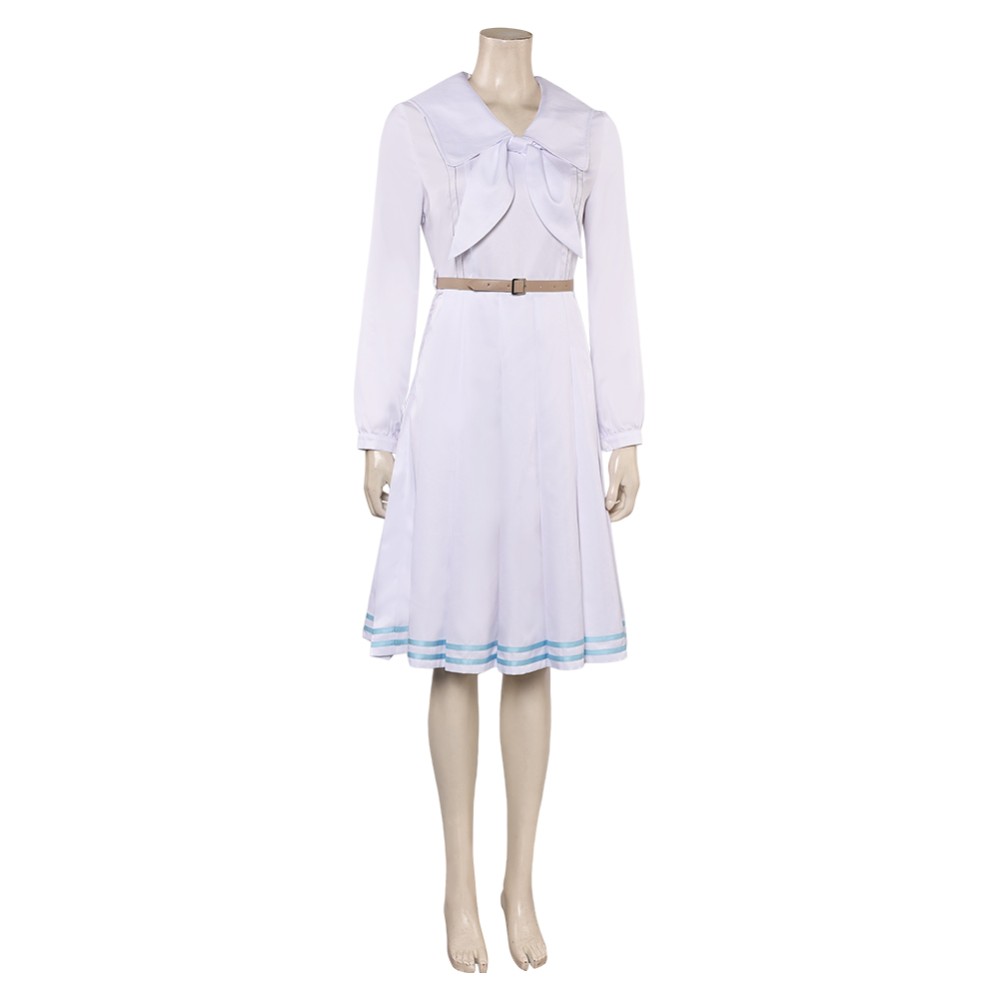 BEASTARS Final Season (2024) Haru Women White Dress Cosplay Costume Halloween Carnival Outfit