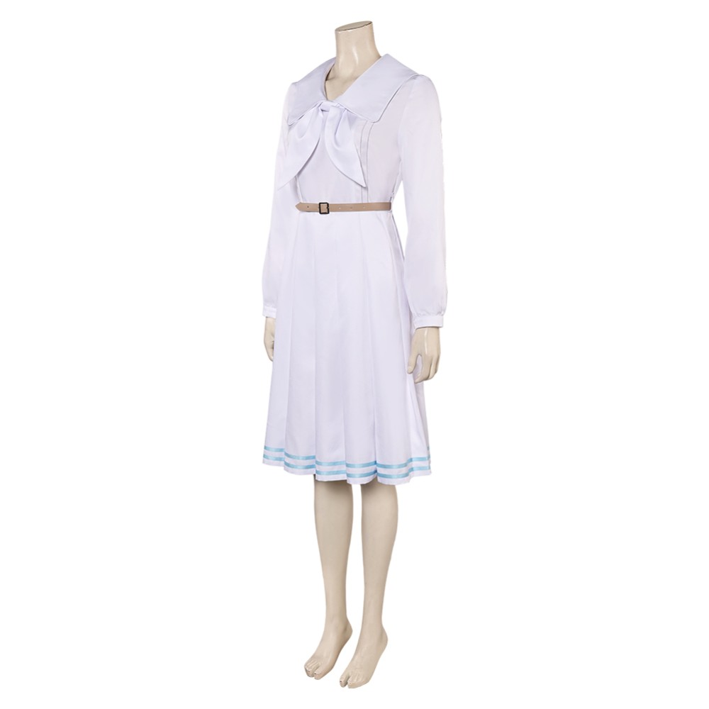 BEASTARS Final Season (2024) Haru Women White Dress Cosplay Costume Halloween Carnival Outfit