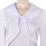 BEASTARS Final Season (2024) Haru Women White Dress Cosplay Costume Halloween Carnival Outfit
