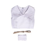 BEASTARS Final Season (2024) Haru Women White Dress Cosplay Costume Halloween Carnival Outfit