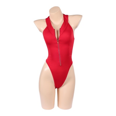 Baywatch Victoria Leeds Women Red Swimsuit Cosplay Costume Halloween Carnival Outfit