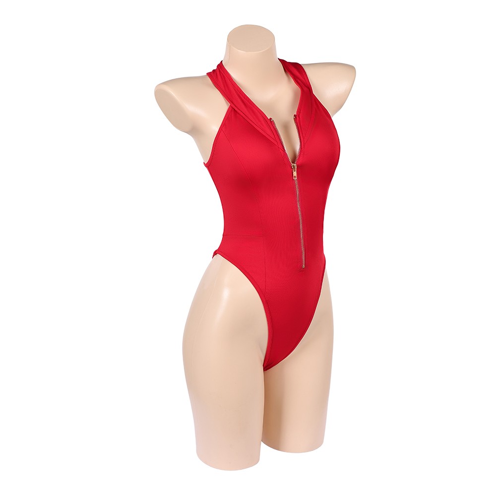 Baywatch Victoria Leeds Women Red Swimsuit Cosplay Costume Halloween Carnival Outfit