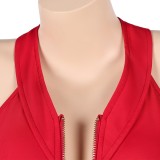 Baywatch Victoria Leeds Women Red Swimsuit Cosplay Costume Halloween Carnival Outfit