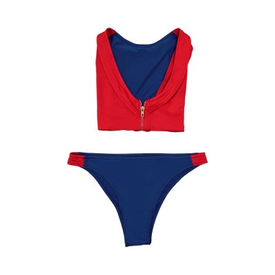 Baywatch Summer Quinn Women Red Swimsuit Cosplay Costume Halloween Carnival Outfit